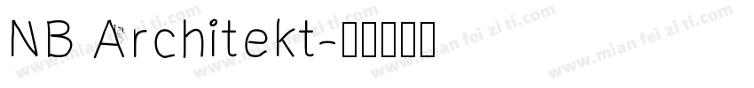 NB Architekt字体转换